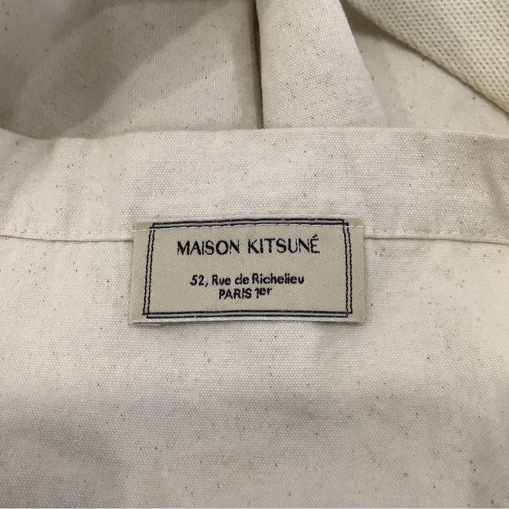 Maison Kitsuné canvas tote bag - Picture 5 of 6